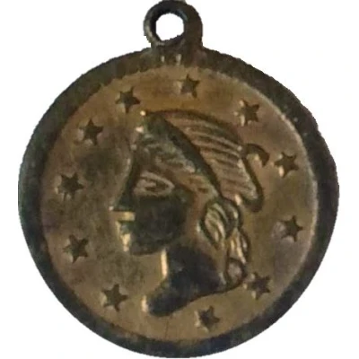 Souvenir Medal (Imitating a US Liberty Head 1 Dollar Gold Coin) ND front