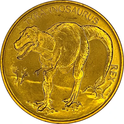 Souvenir Token - DinoPark (Tyrannosaurus Rex) ND back