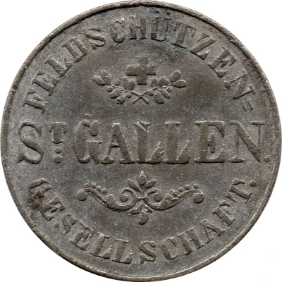 St. Gallen Field Shooters Society (zinc) ND front