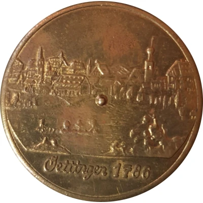 TOKEN - OETTINGER - Oettingen 1786 ND front