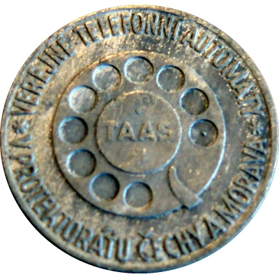 Telephone Token - TAAS TAAG ND front