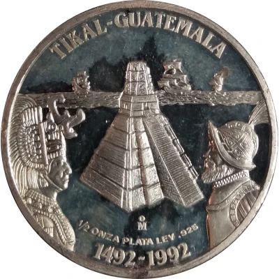 Tikal-Guatemala Asociacion Numismatica de Guatemala ND front