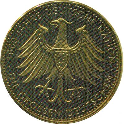 Token - 1000 Jahre Deutche Nation (Johann Sebastian Bach) ND back
