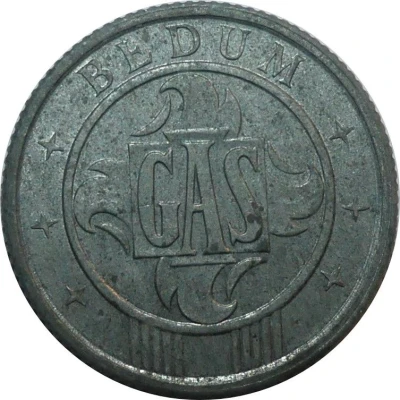 Token - 2½ Cents - Gaspenning Bedum ND front