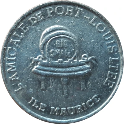 Token - 2 Rupees - L'amicale de Port-Louis Ltee ND front