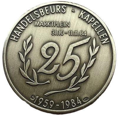 Token - 25e Handelsbeurs - Kapellen silver front