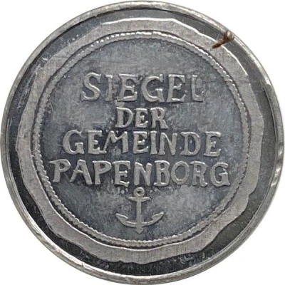 Token - 350 Years of Papenburg Papenburg, Lower Saxony back