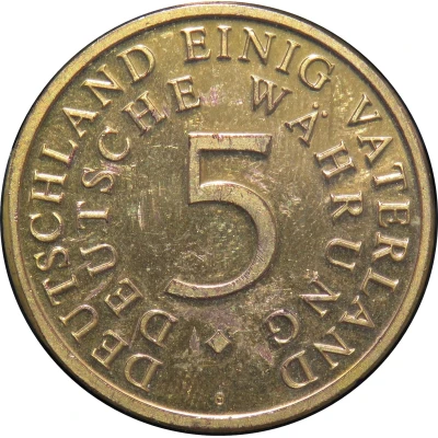 Token - 40 Years of 5 Silver Mark front