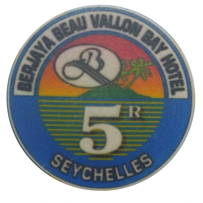 Token - 5 Rupee (Berjaya Beau Vallon Bay Resort and Casino) ND front