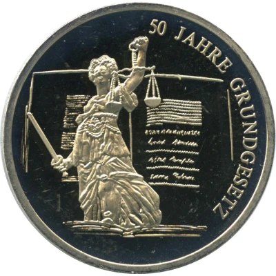 Token - 50 Jahre Bundesrepublik Deutschland Grundgesetz ND front
