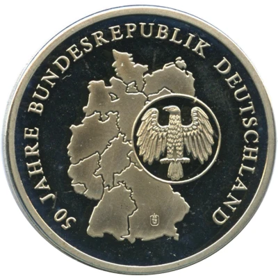 Token - 50 Jahre Bundesrepublik Deutschland Grundgesetz ND back