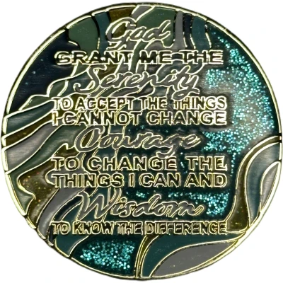 Token - AA Sobriety (8 Year Anniversary) ND back