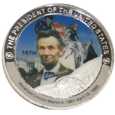 Token - Abraham Lincoln 16th President ND front