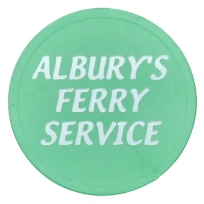 Token - Albury’s Ferry Service (Marsh Harbour, Abaco) ND front