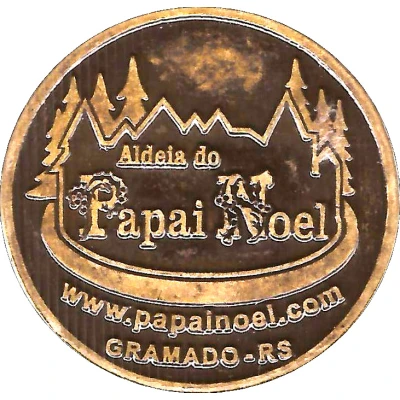 Token - Aldeia do Papai Noel (Reindeer) ND back