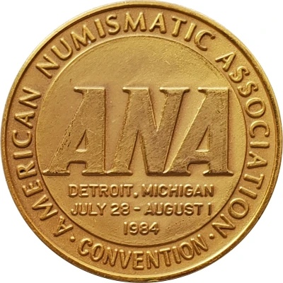 Token - American Numismatic Association Detroit, Michigan front