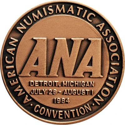 Token - American Numismatic Association Detroit, Michigan front