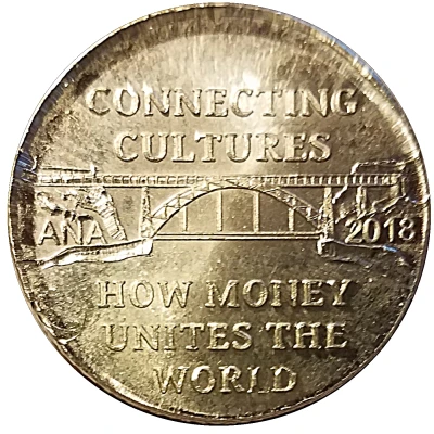 Token - American Numismatic Association National Coin Week back