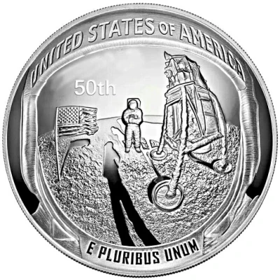 Token - Apollo 11 50th Anniversary back