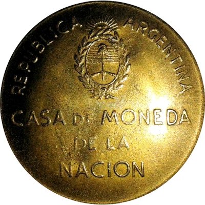 Token - Argentine Industrial Exposition of back