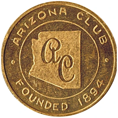 Token - Arizona Club Pheonix, Arizona front