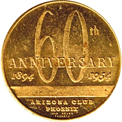 Token - Arizona Club Pheonix, Arizona back