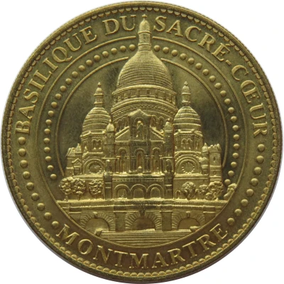 Token - Arthus Bertrand - Cathédrales et sanctuaires de France Montmartre - Basilique Du Sacré-Cœur front