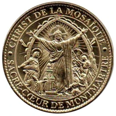 Token - Arthus Bertrand - Cathédrales et sanctuaires de France Sacré-Coeur de Montmartre - Christ de la mosaïque front