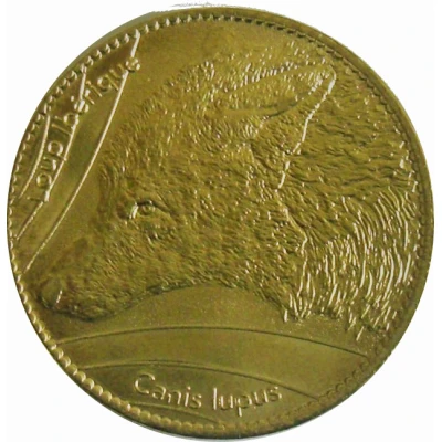 Token - Arthus Bertrand Paris Zoo - Wolf front