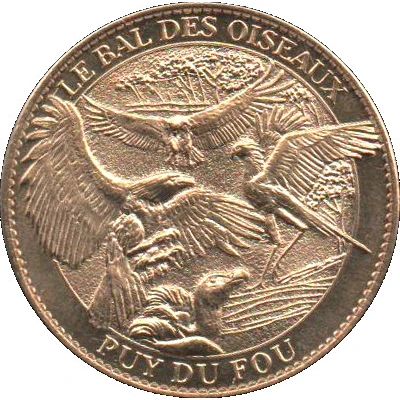 Token - Arthus Bertrand - Tresors de France Puy du Fou - Le bal des oiseaux front