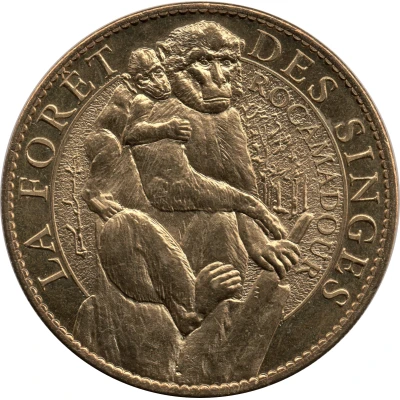 Token - Arthus Bertrand - Tresors de France Rocamadur - La Forêt des singes front