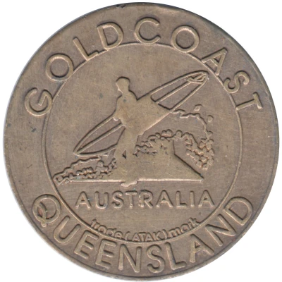 Token - Atack Enterprises (Advertising Tokens Gold Coast) ND front