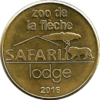 Token - Athus Bertrand Zoo de la Flèche back