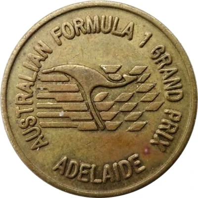 Token - Australian F1 Grand Prix Adelaide Advertising Token ND front