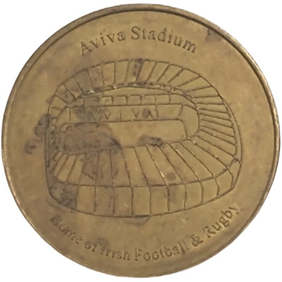 Token - Aviva Stadium (Dublin, Ireland) ND back