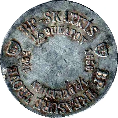 Token - BP Skatkis Treasure Trove (1/2 Dukaton 1656) ND back