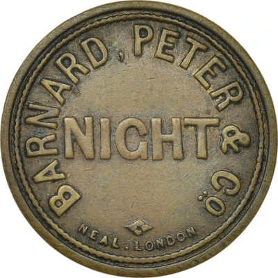 Token (Barnard, Peter and Company; Night) ND front