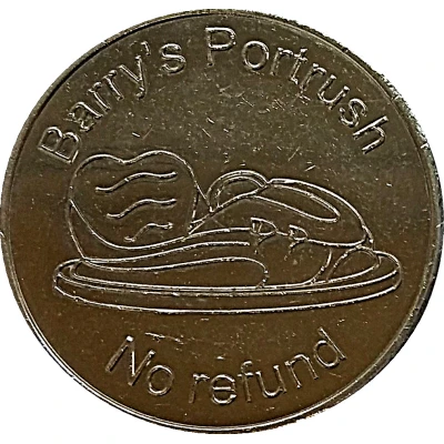 Token - Barry's Amusements Portrush (Portrush, North Ireland) ND back