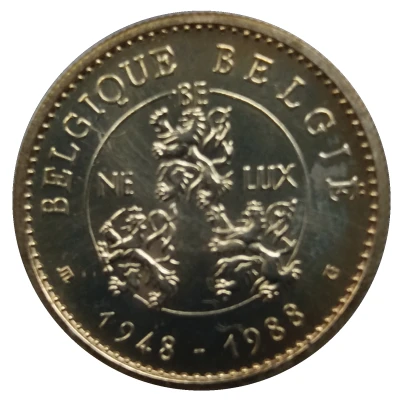 Token - Baudouin I 40th Anniversary of Benelux back