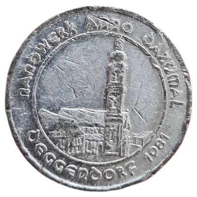 Token - Bayerische Vereinsbank Deggendorf front