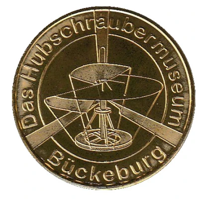 Token - Bückeburg 50 Jahre Drehende Flügel ND back