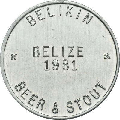 Token (Beer and Stout; Belize) ND front