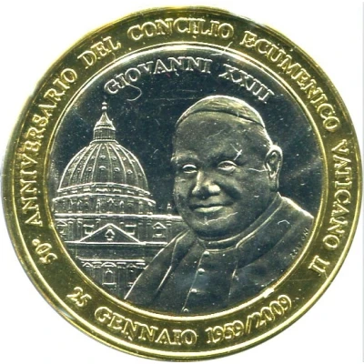 Token - Benedictus XVI 50th Anniversary of the Second Vatican Council front