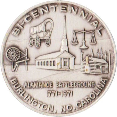 Token - Bicentennial Battle of Alamance Burlington, North Carolina front