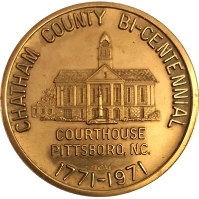 Token - Bicentennial Chatham County, North Carolina front