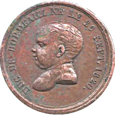 Token - Birth of the duc de Bordeaux front