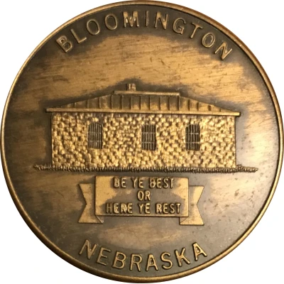 Token - Bloomington, Nebraska Centennial front