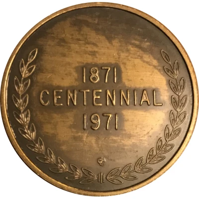 Token - Bloomington, Nebraska Centennial back