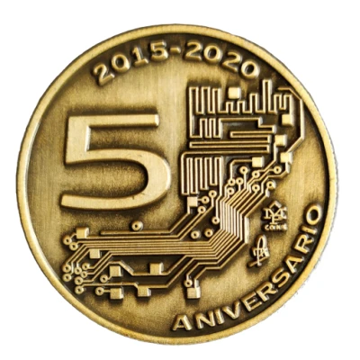 Token - Bolivarcoin 5th anniversary Bitcoin back