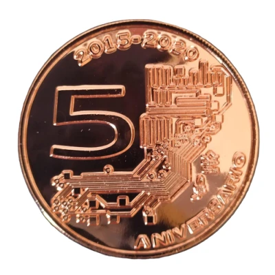 Token - Bolivarcoin 5th anniversary Bitcoin back